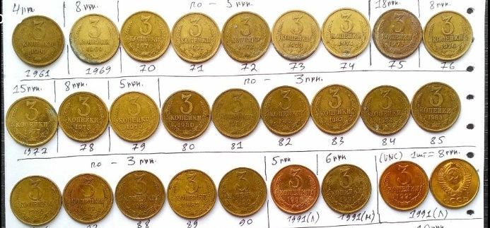 Продам монети СССР