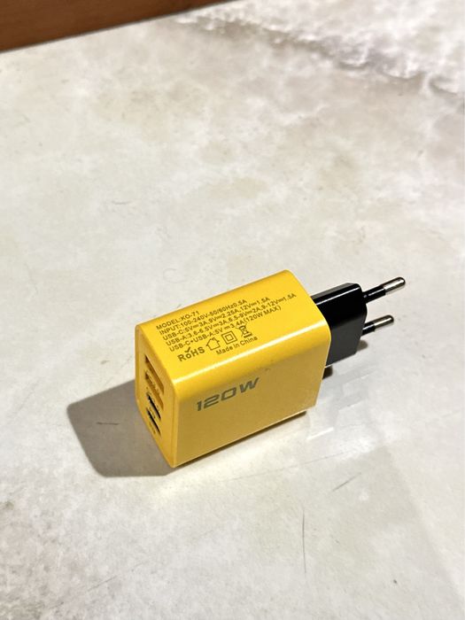 Швидкий зарядний пристрий 120W USB-C USB