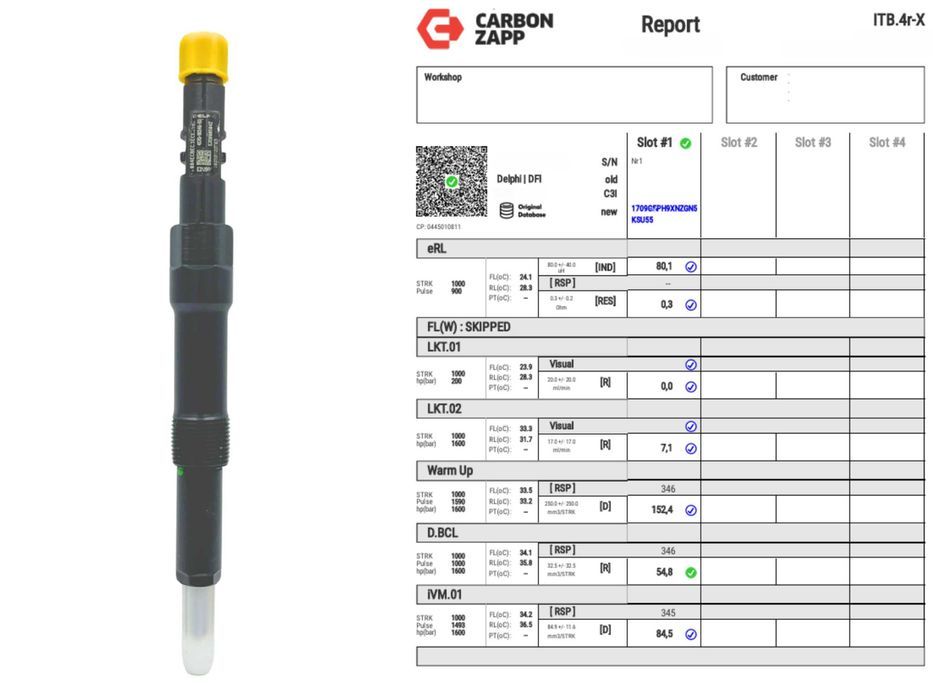 Wtryskiwacz EJDR00504Z DELPHI Ford Jaguar 2.0