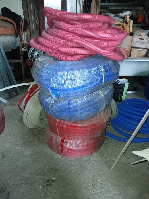 Tubos aquecimento pvc rolos