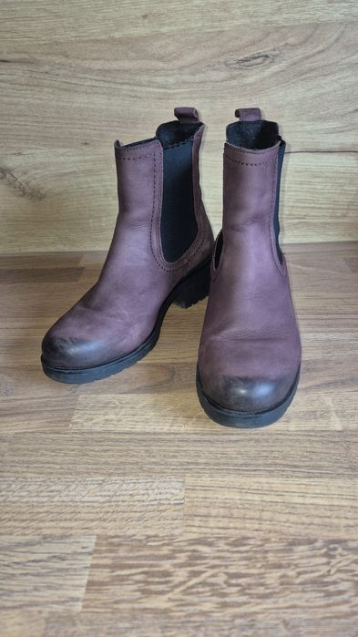Sztyblety botki bordowe Lasocki 36