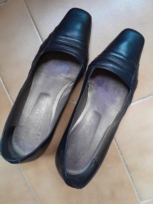 Sapatos mulher 37 camurca usados pele