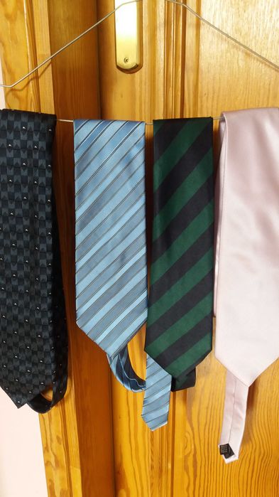 Modny elegancki krawat - jedwab, microfibra