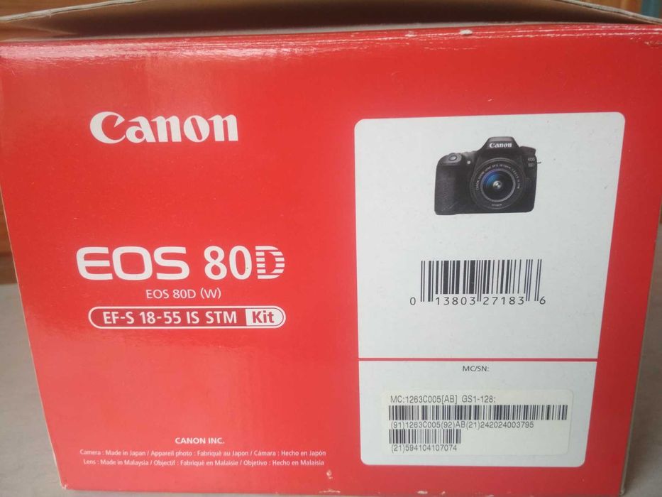 Фотоапарат Canon EOS 80D + 17-55 2,8 + Canon 430EX ii