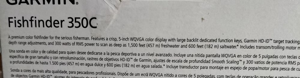 Echosonda wędkarska Fishfinder 350 C