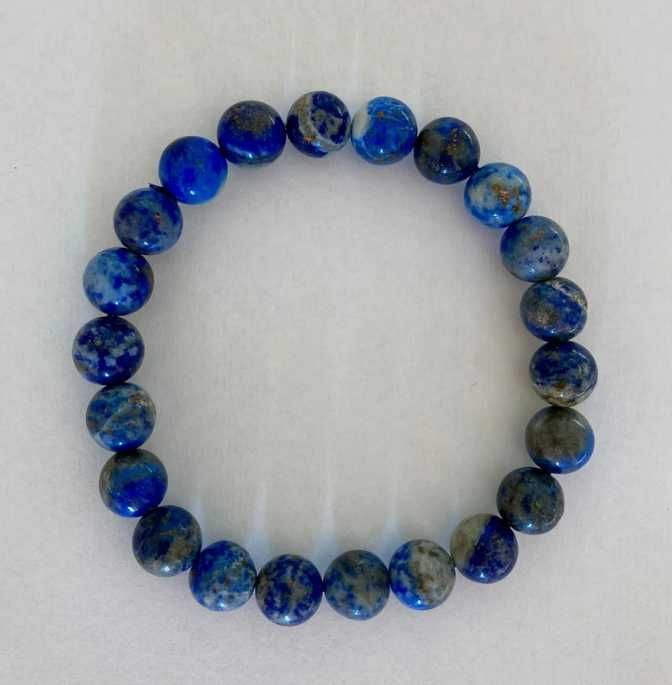 Pulseira Contas de Lápis-Lazuli