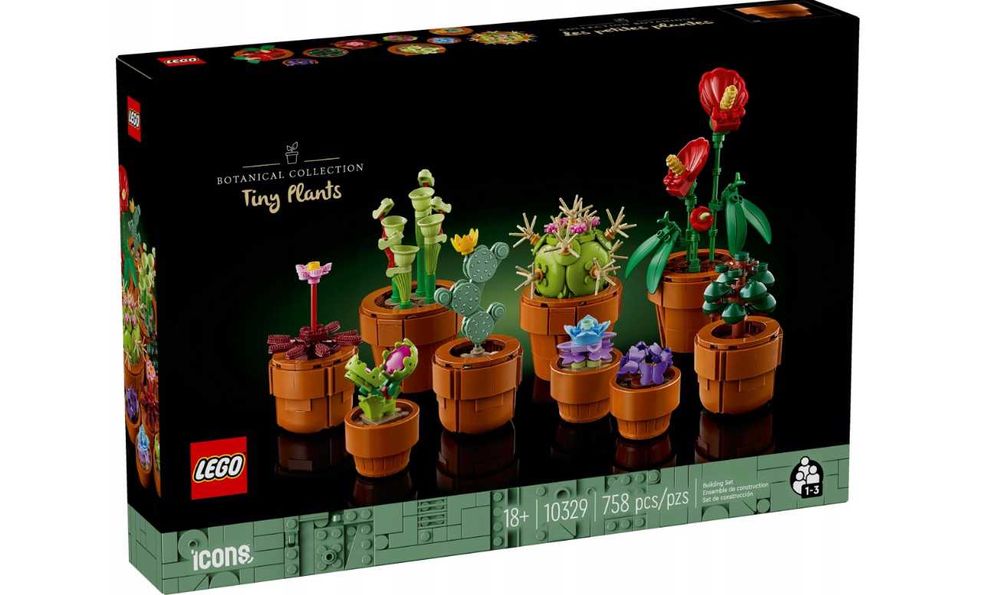 NOWE LEGO 10329 ICONS Małe Roślinki Oryginalne PREZENT Święta klocki