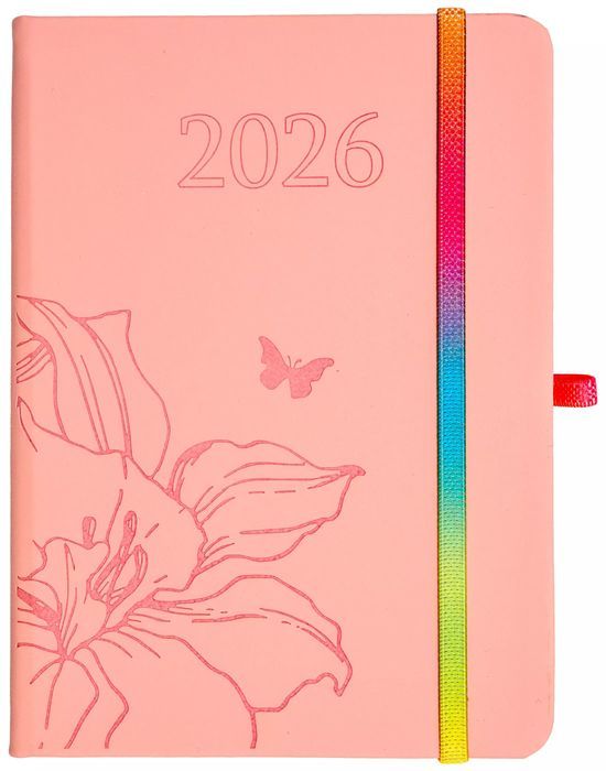 Hip hop Kalendarz B6 tygodniowy morelowy 2026. Elefant