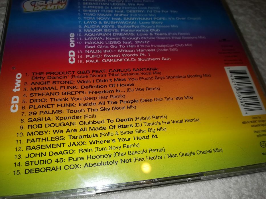 isle of mtv - mixed by tom novy (música discoteca) 2 cds