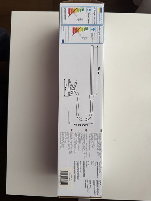 Настільна лампа Berger 1043-TL-10 Black LED 10 Вт 4000K