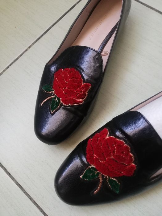 Шкіряні жіночі  балетки