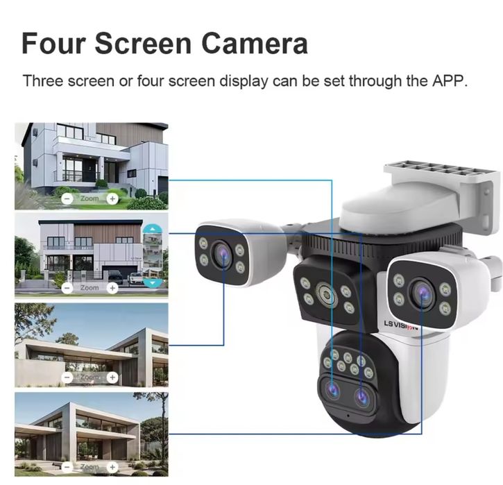 Камера 10к з 10кратним зумом і 3 екранами