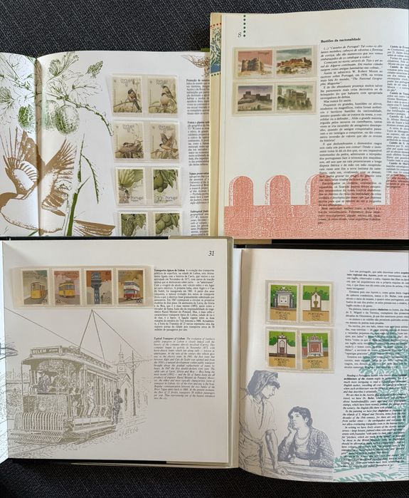 Portugal em Selos (4 álbuns)