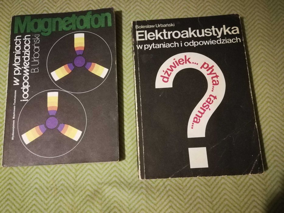 Książki - Elektronika Audio Magnetofon Elektroakustyka , PRL Zestaw.