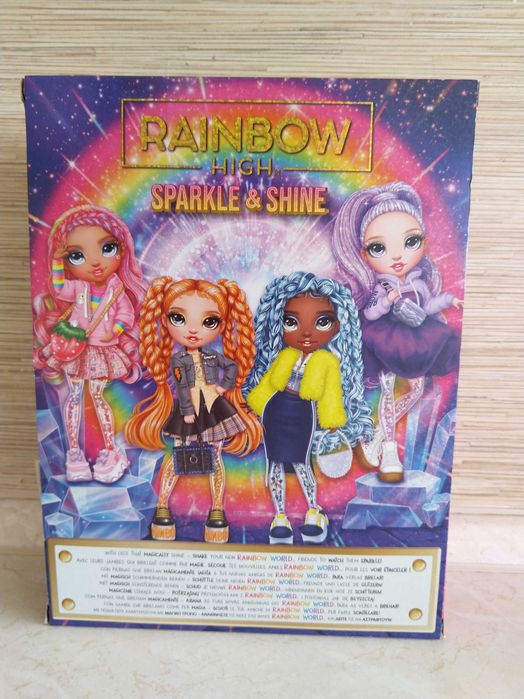 NOWA Rainbow High Modna Lalka VIOLA Sparkle Shine Fashion + Akcesoria