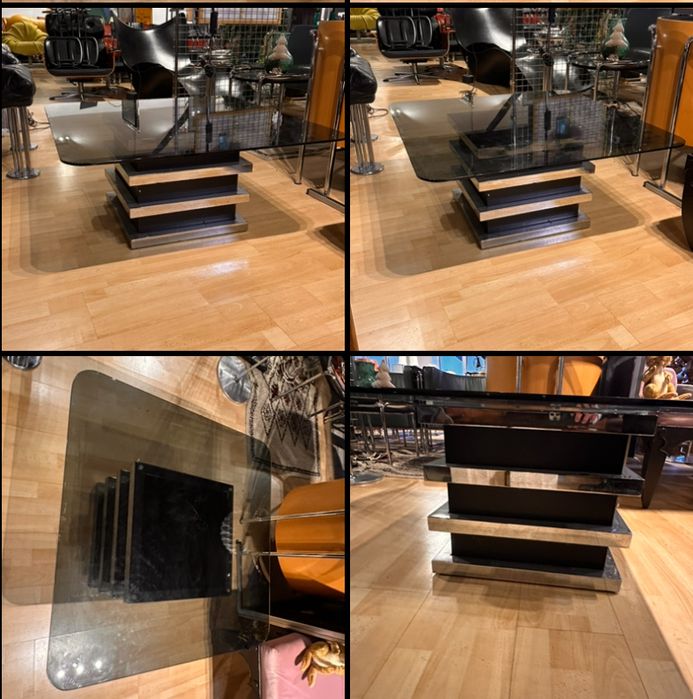 Belgo Chrom / Dewulf Selection stolik kawowy mid century