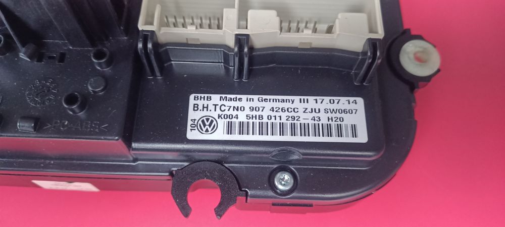 Блок керування пічкою 7N0907426CC