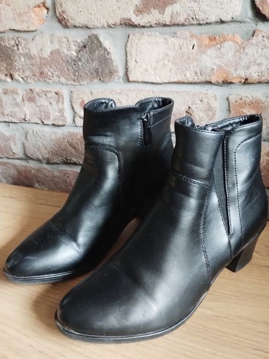 Buty botki 37 czarne