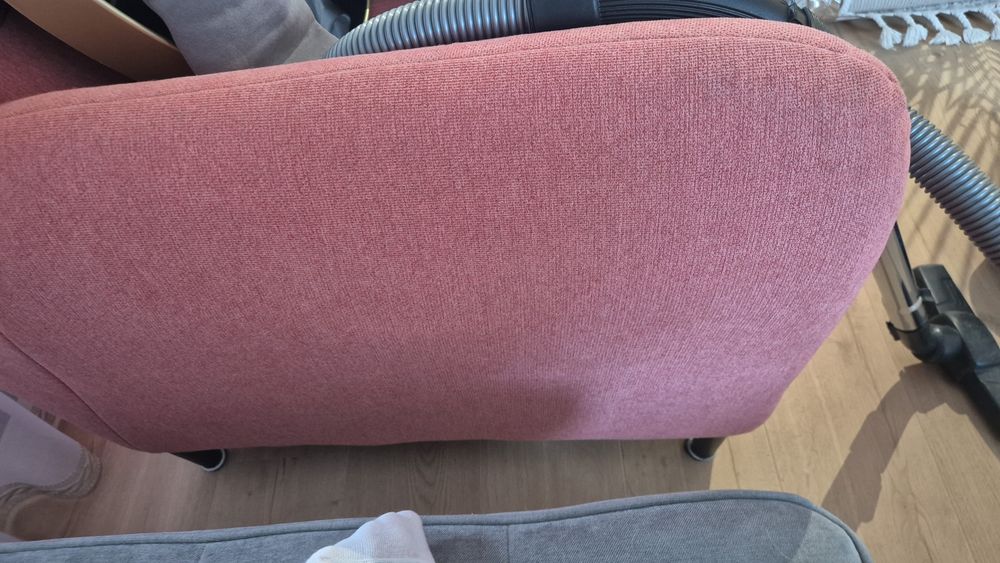 Fotel Black red white