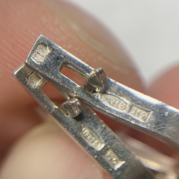 Сережки срібні з позолотою 925