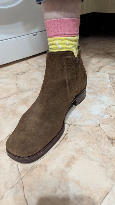 Замшеві чоботи Grenson