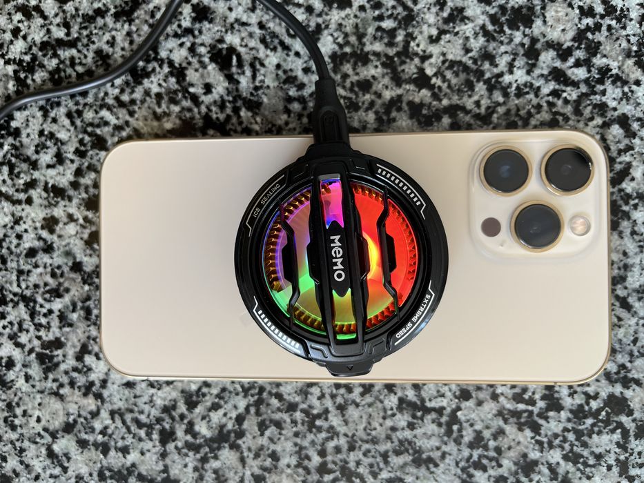 Кулер 2 в 1 МЕМО СХ07 охолодження мобільного телефону, планшету