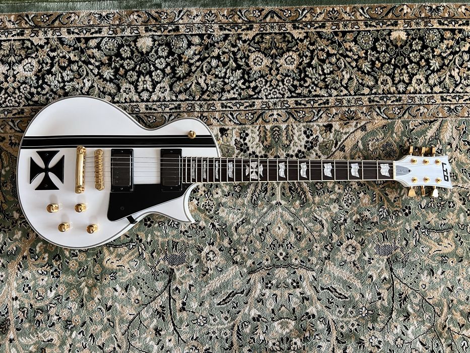 Gitara elektryczna ESP LTD Iron Cross James Hetfield po przeróbkach tuningu