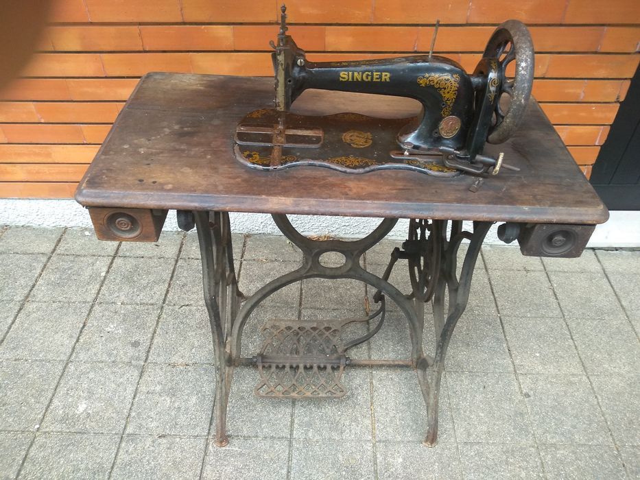 Rara máquina de costura singer