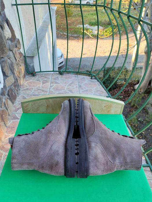 Brunello Cucinelli Leather Boots Italy Замша Черевики 43-28 см.