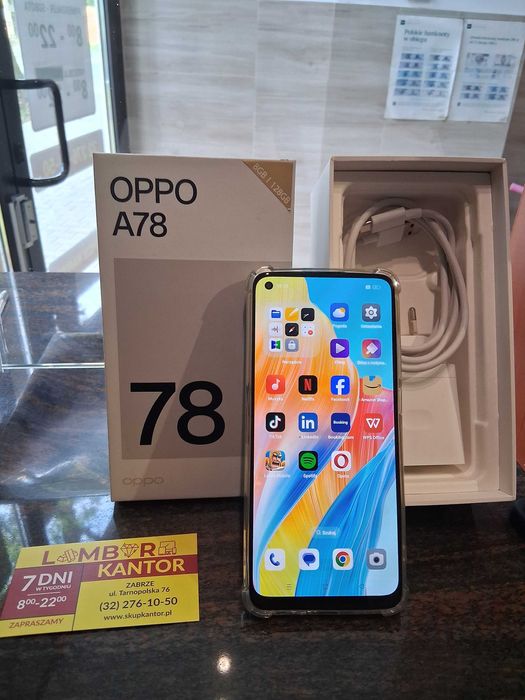 1733/25 Smartfon OPPO A78 8/128GB.