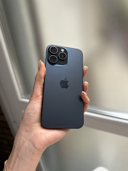 Used iPhone 15 Pro Max 256Gb Blue Titanium Esim