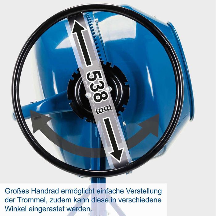 Бетонозмішувач MIX180 scheppach  180L бетономішалка