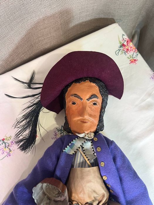 Stara marionetka kolekcjonerska Mamutiak Czechy 40 cm #50