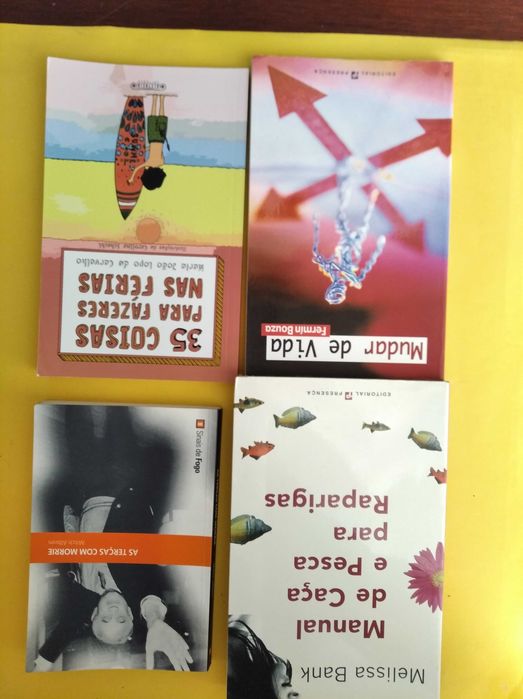 Livros de autoajuda (Mudar de vida; o caminho menos percorrido, etc)