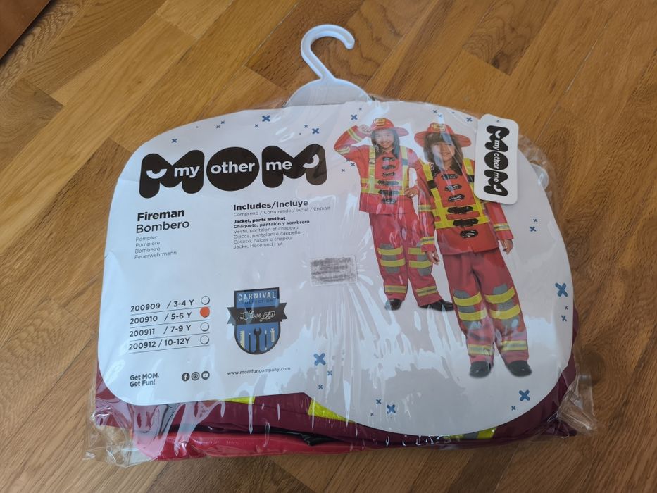 Fantasia Carnaval Bombeiro