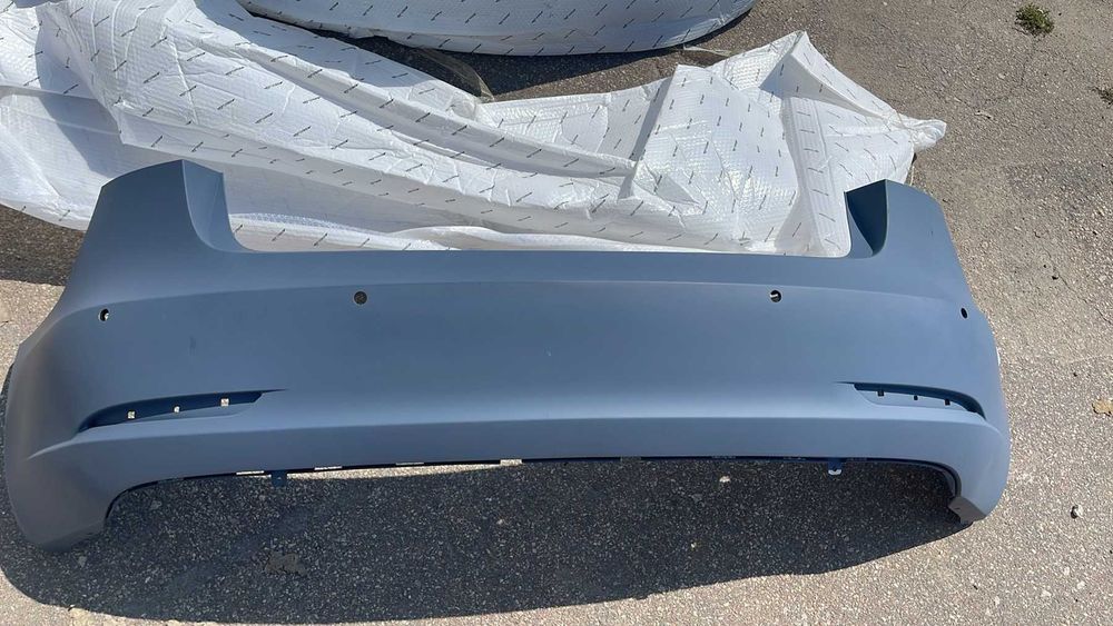 Tesla Model 3/Y Бампер Задний Под Парктроники Без Парктроников 2018 2019 2020 2021 2022 2023 2024 НАЛИЧИЕ