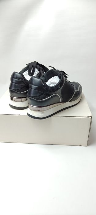 Buty sneakersy damskie czarne skóra Liu Jo rozmiar 36 wkładka 23,5 cm