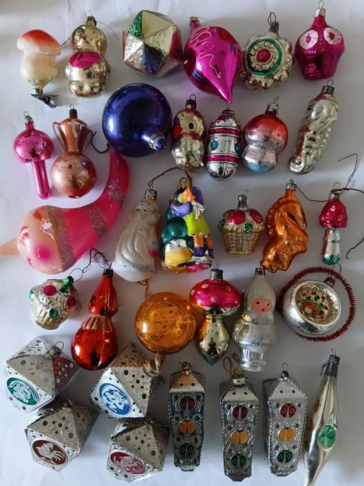 Елочние игрушки  ссср  малютка набор