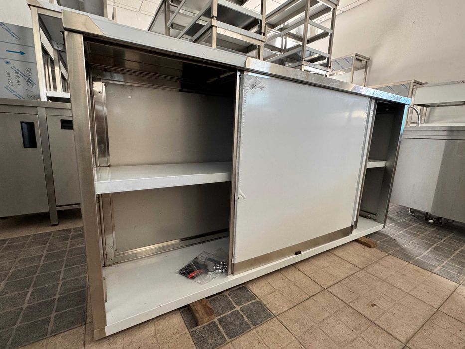 ACM1651 - Armário Mural em Inox de 2m com 1 Prateleira - NOVO