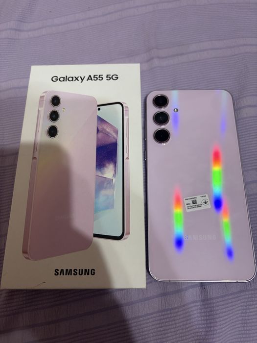 Мобільний телефон Samsung Galaxy A55 5G 8/128GB Lilac (SM-A556BLVAEUC)