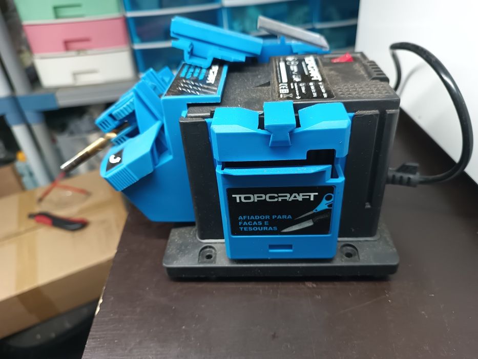 Afiador multiuso. Brocas, Formões, Facas, Tesouras...