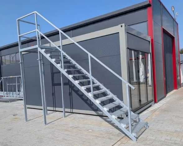 schody kontenerowe na budowe systemowe