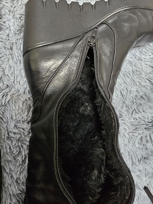 Ботфорти чоботи сапоги з натуральної шкіри