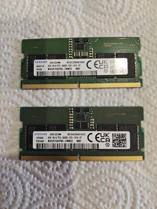 Нова! DDR5 5600 16GB samsung 2x8GB 16GB