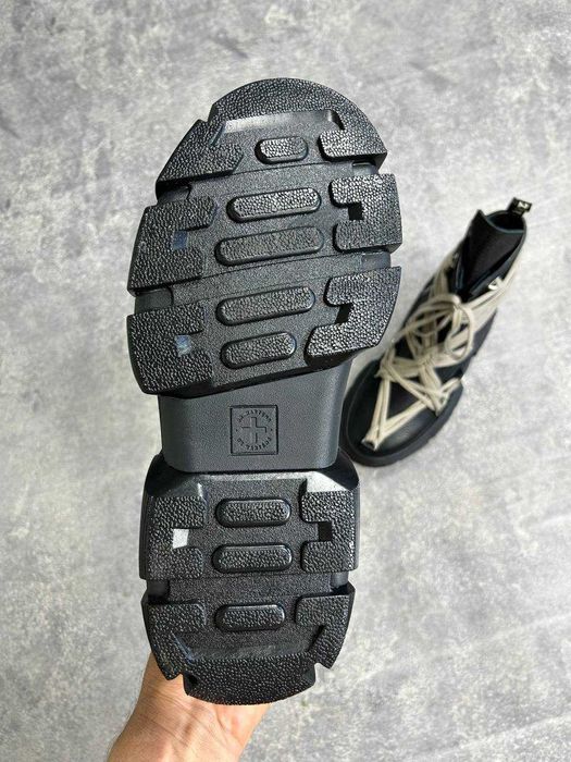 Rick Owens Dr.Martens Mega Lace Boot черевики чорні DRKSHDW ботинки