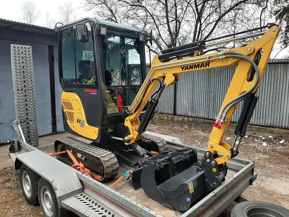 Minikoparka ,usługi minikoparka ,wykopy pod sieci wod.-kan., gaz