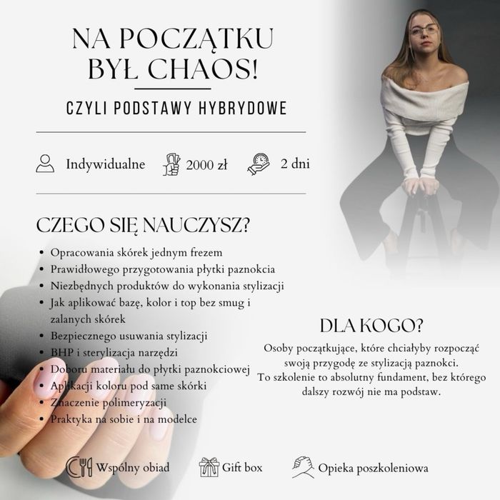 Szkolenia stylizacja paznokci hybryda żel