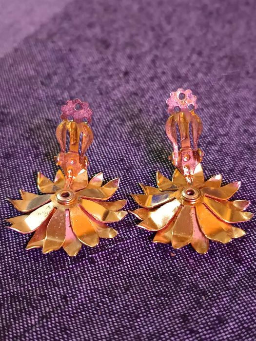 Conjunto de Brincos Flor + 2 colares - Ref.: B-52