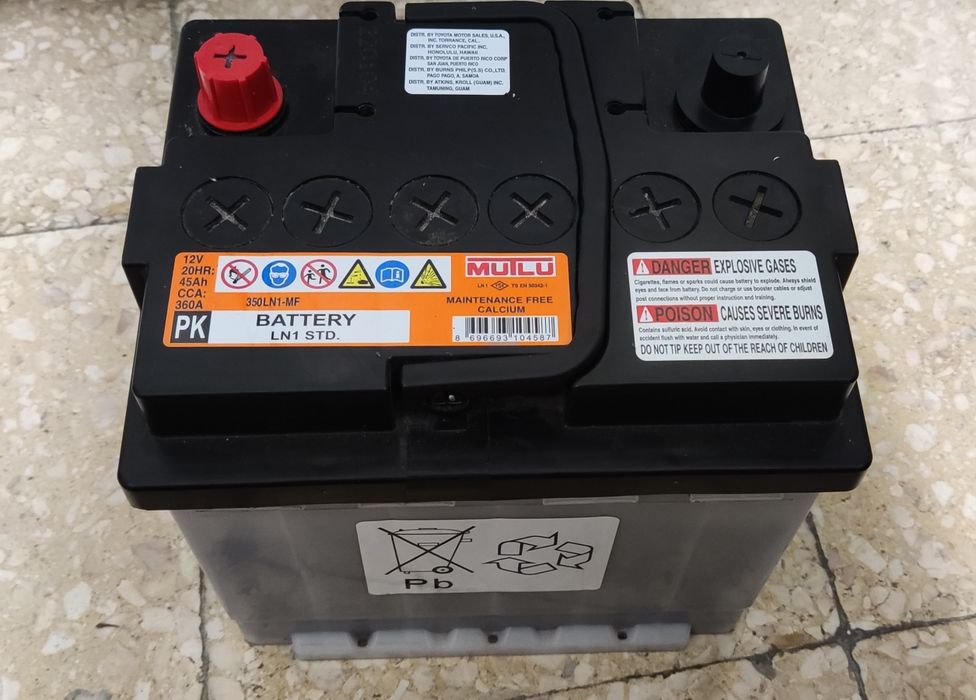 Bateria 45ah 360A Toyota 350LN1-MF