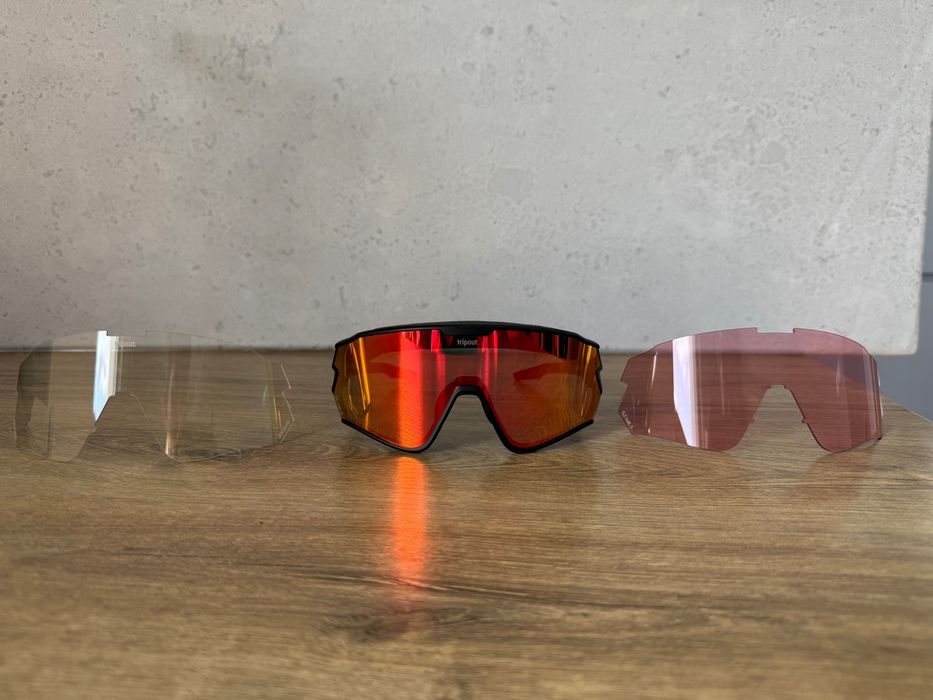 Okulary sportowe Tripout Infinity + wymienne szybki